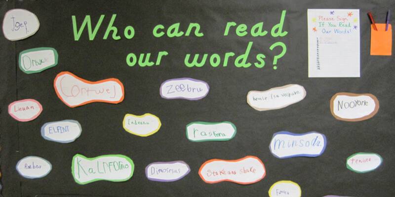 Encourage Spelling Risk-Takers with a Bulletin Board