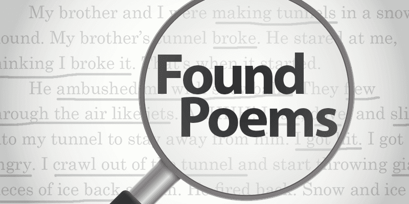 Find Poems in Previous Writing