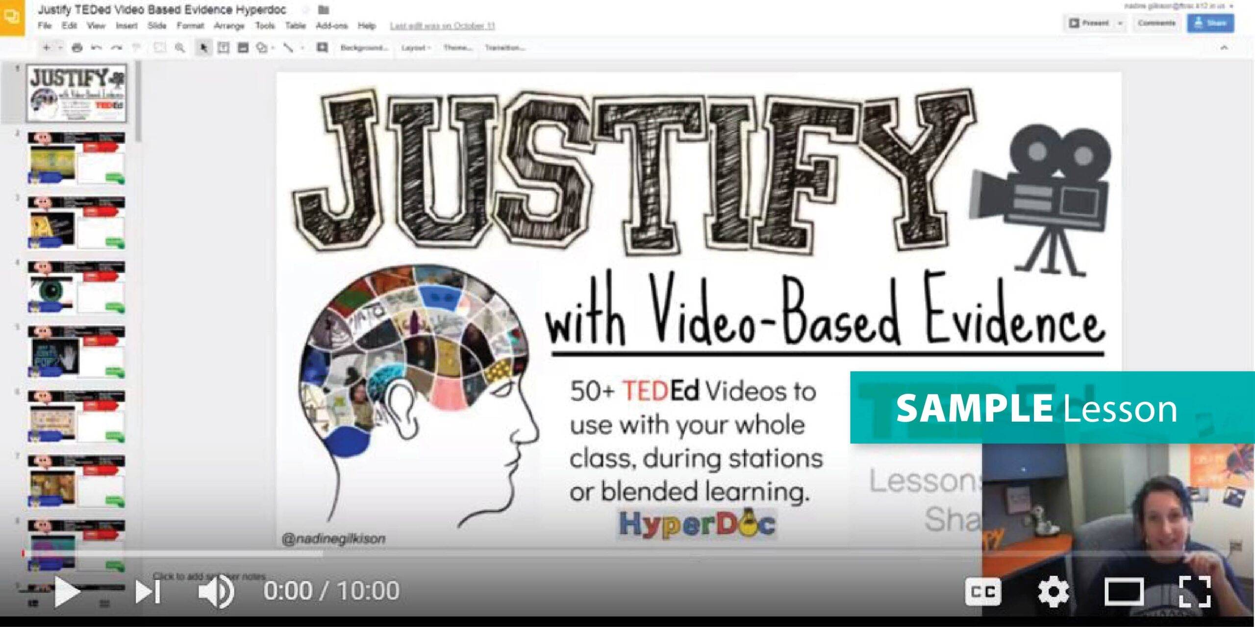 Strengthen Textual Evidence for Video-Based Texts While Writing on a Screen