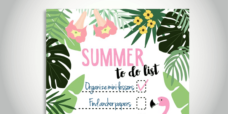 Make a Summer To-Do List