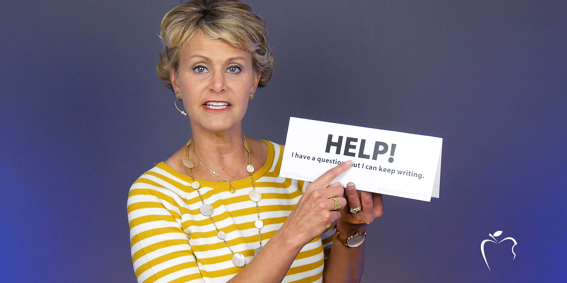 Support writers when they need help