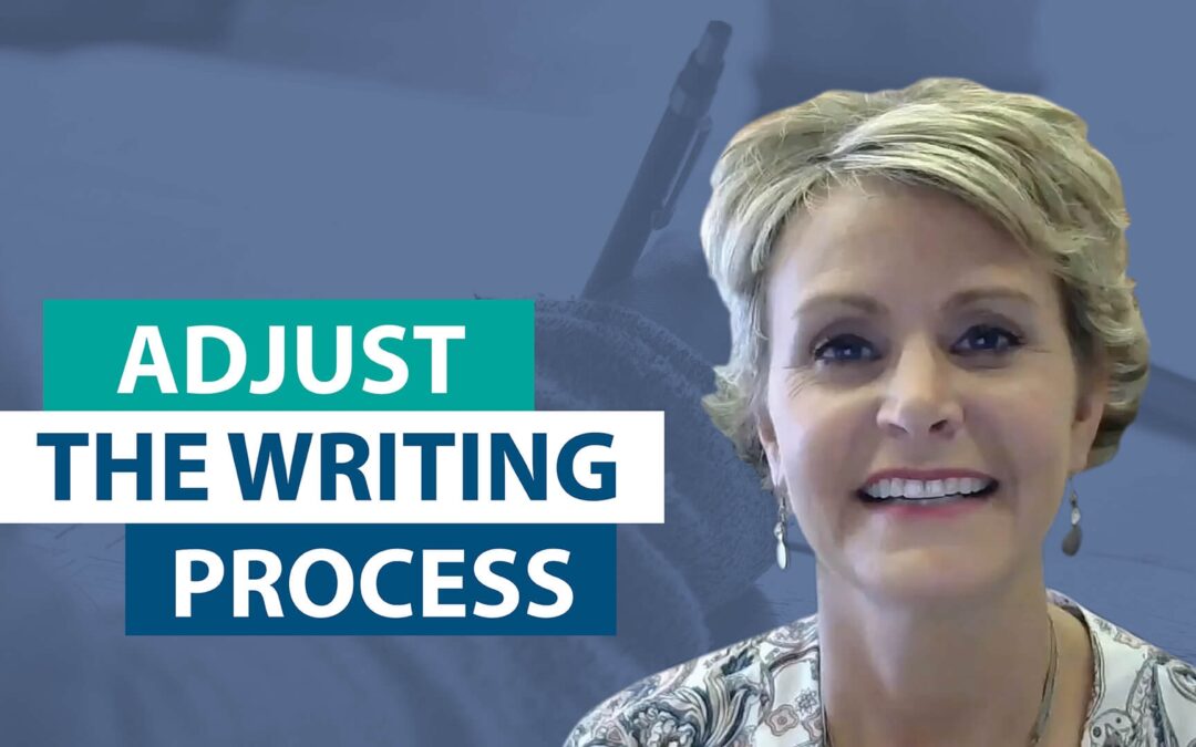 Vary the pace of the writing process