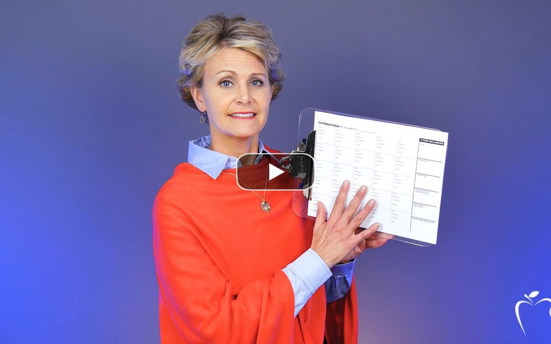 Make notes during writer conferences