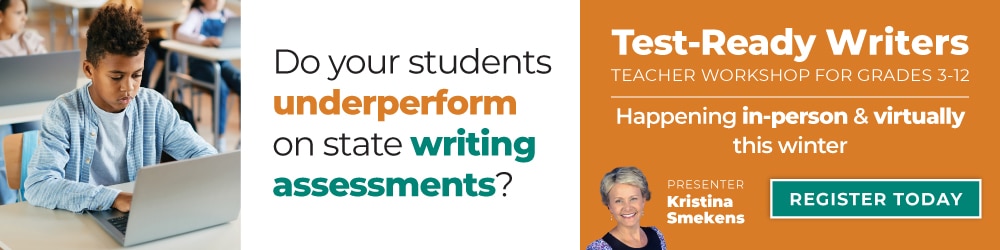 Teach Writing PD Mini-Series Learning Center ad
