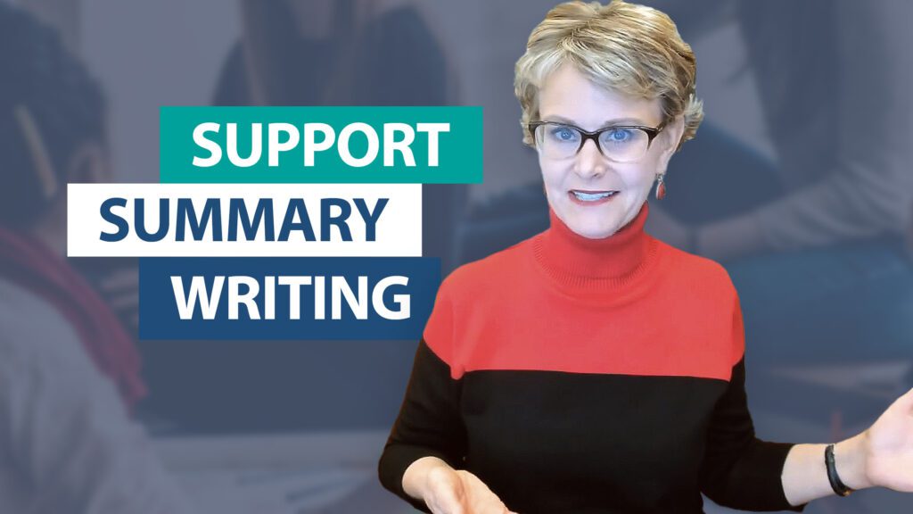Support summary writing with Information Pyramids Support summary writing with Information Pyramids