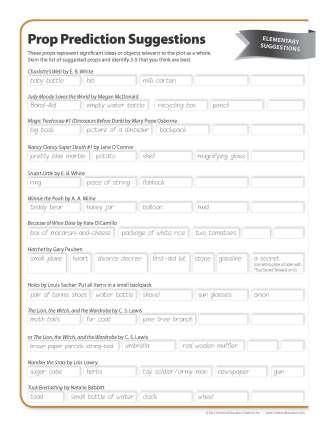 Prop Prediction Suggestions - Downloadable Resource Prop Prediction Suggestions - Downloadable Resource