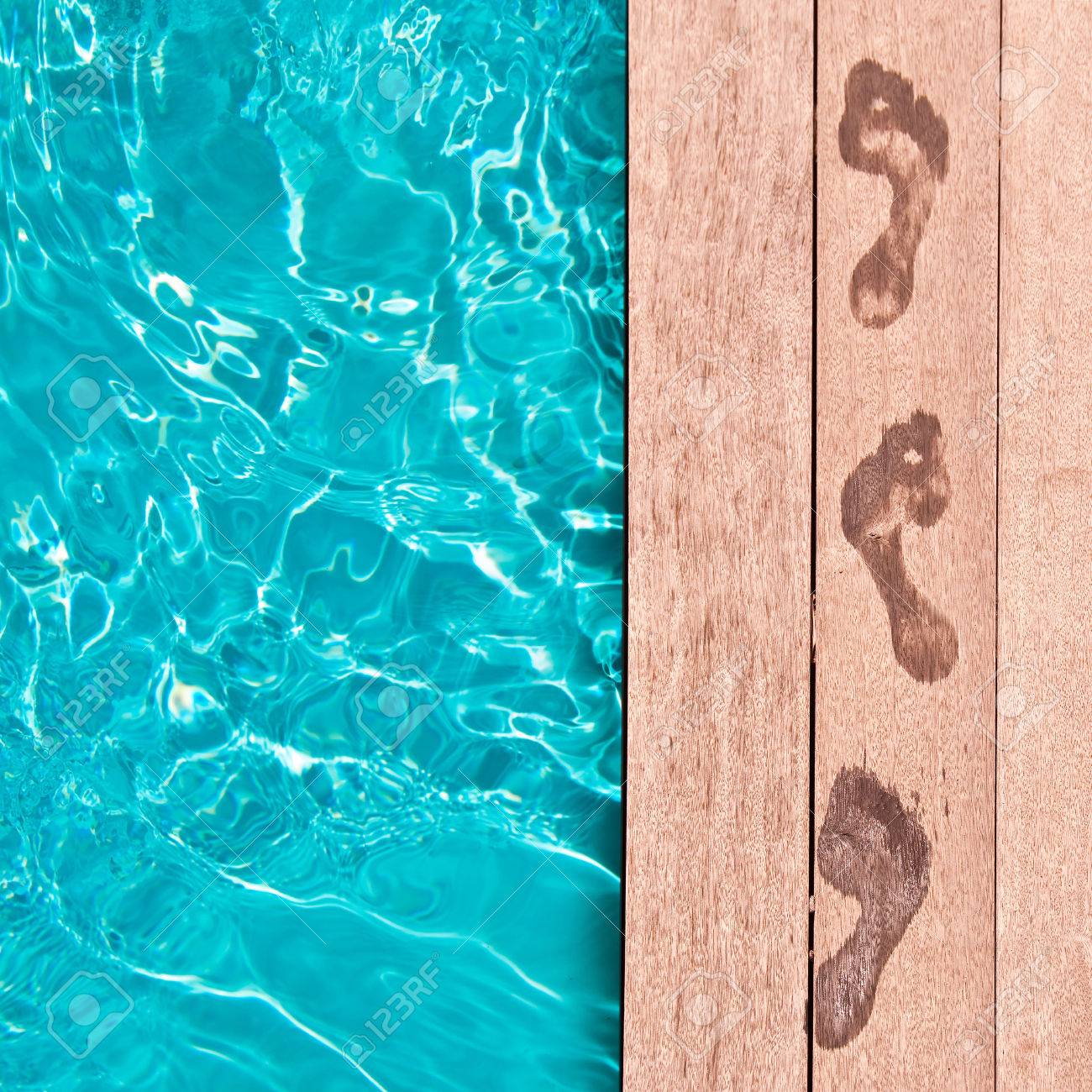 Introduce Annotation: Track footprints near the pool