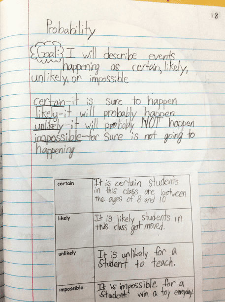 Taking Notes Examples - Math - Probability Taking Notes Examples - Math - Probability