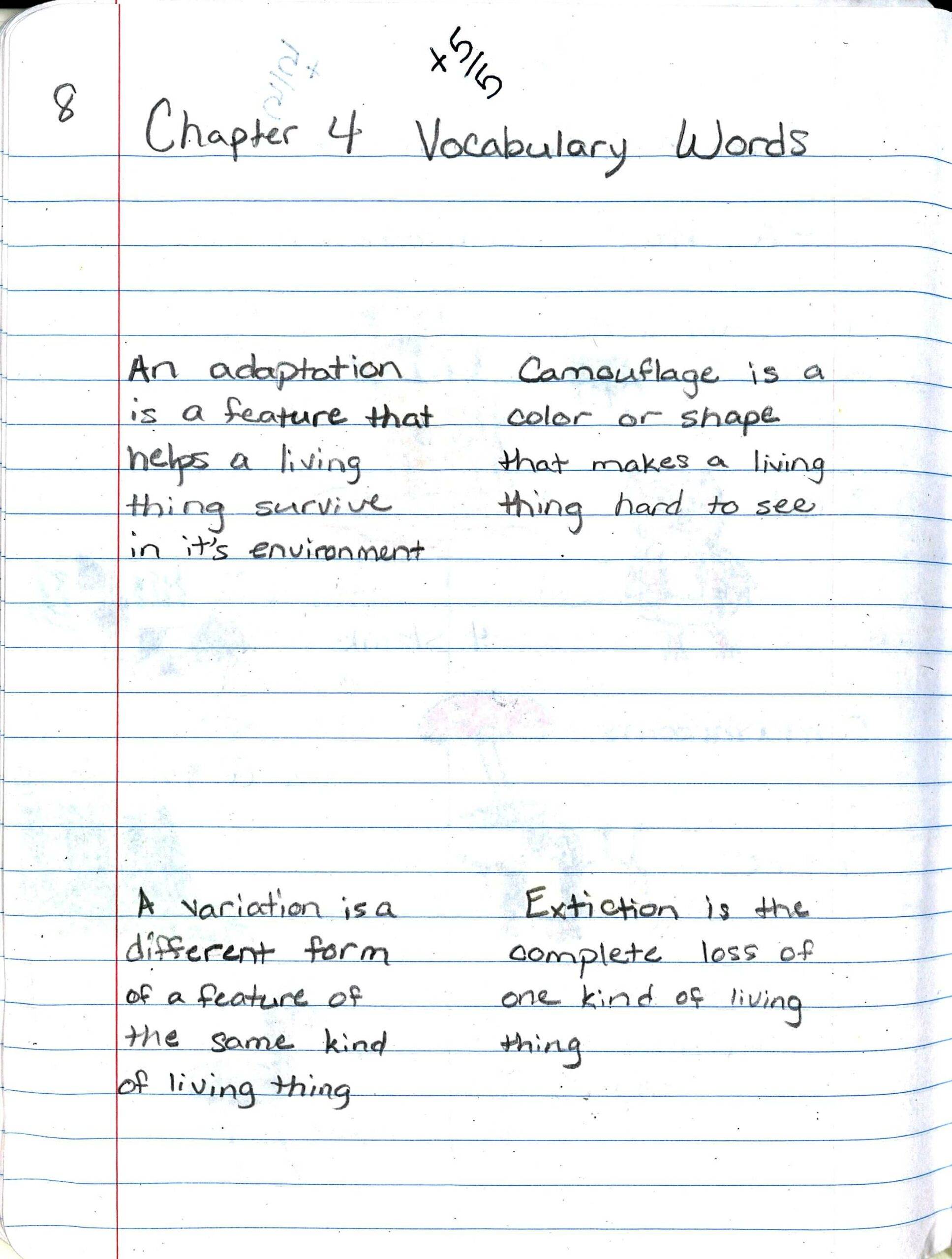 Taking Notes Examples - Vocabulary Words - Definition under Sticky Note Taking Notes Examples - Vocabulary Words - Definition under Sticky Note