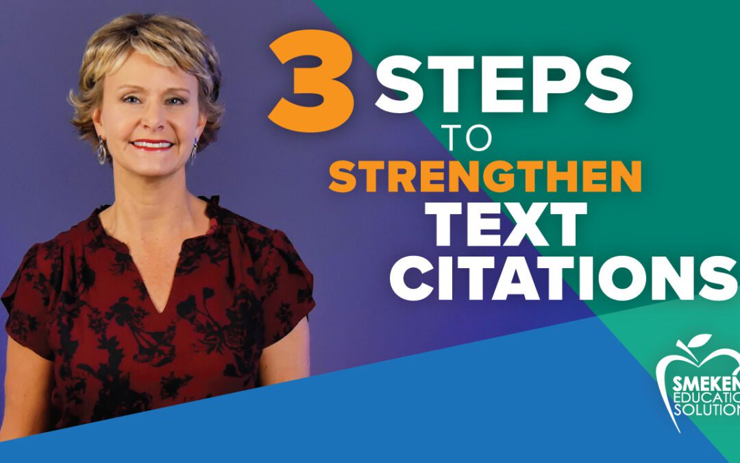 Strengthen text citations in 3 steps