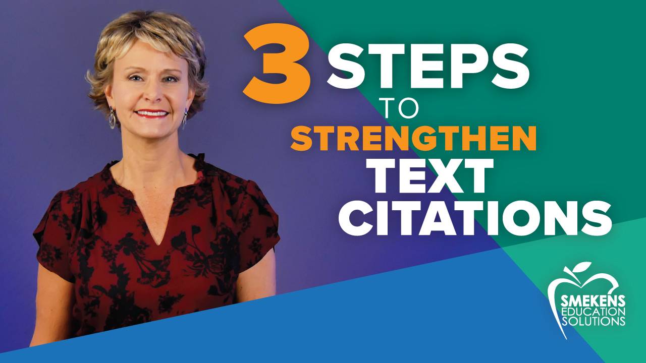 3 Steps to strengthen text citations
