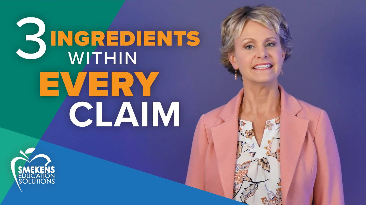 Integrate 3 ingredients within every claim