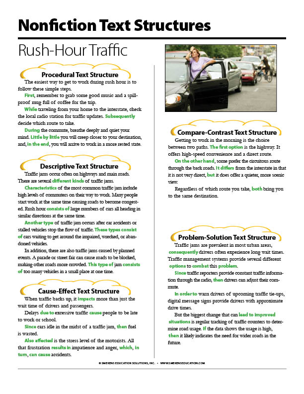Dissecting Test Structures: Traffic During Rush Hour