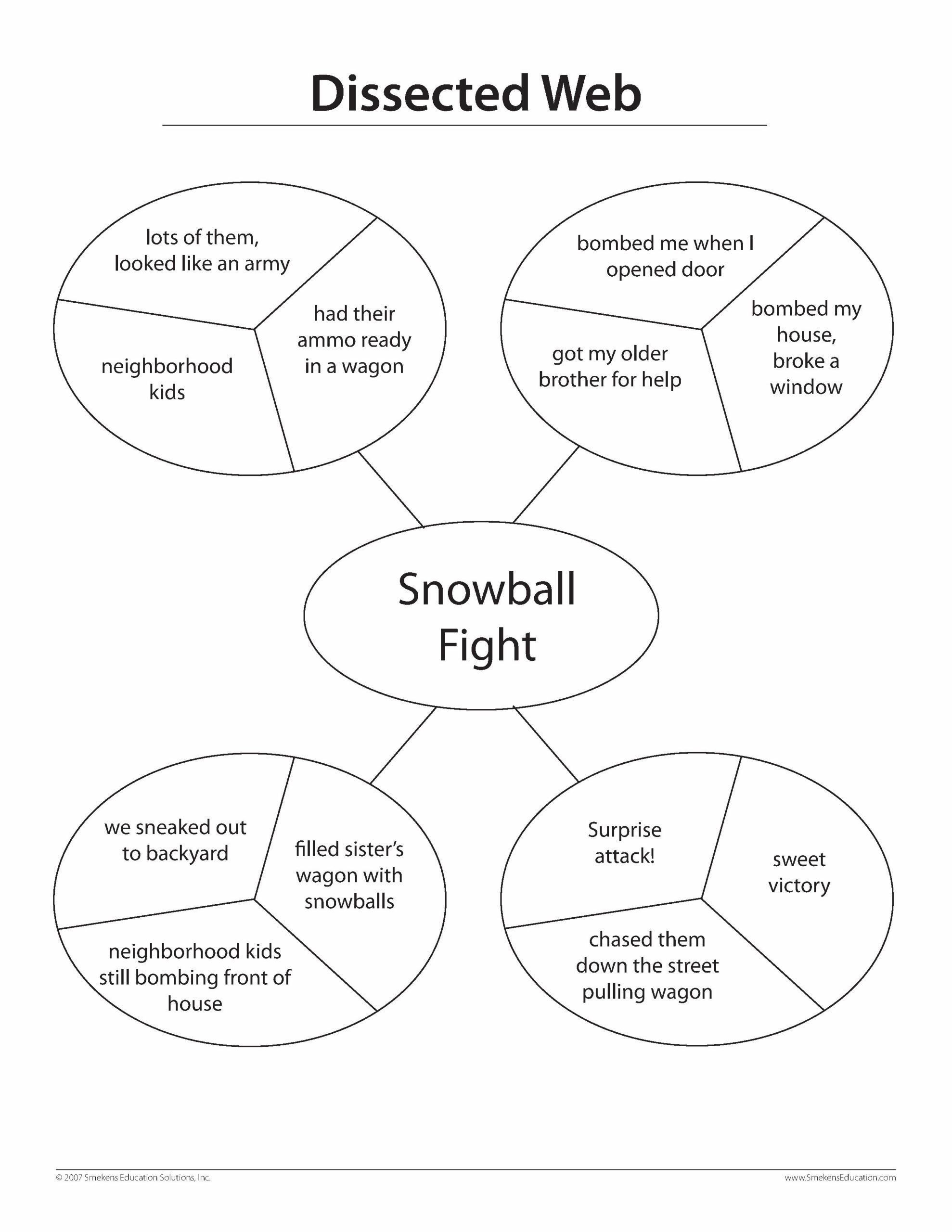 Dissected Web Snowball Fight Revision Pre-Write