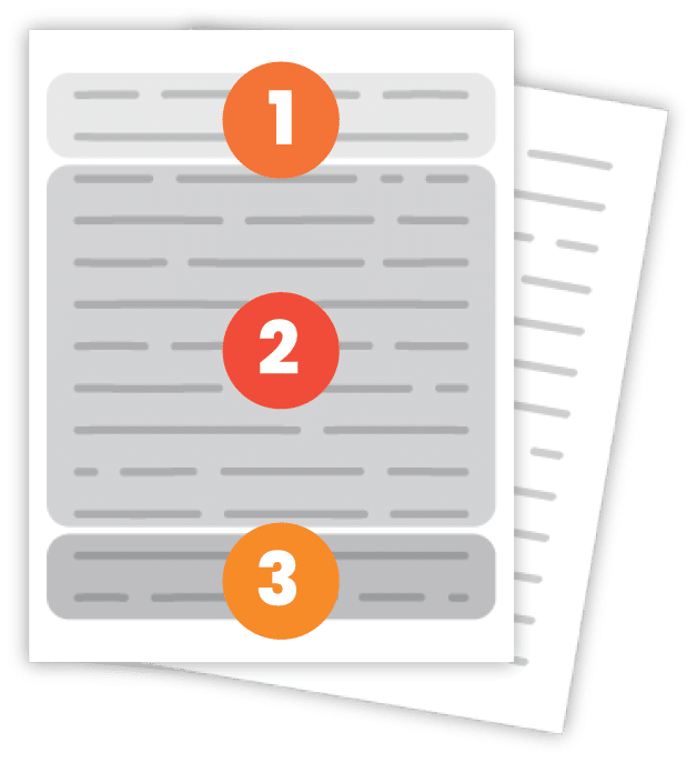 Remind writers to include the essential 3: Beginning, Middle, & End