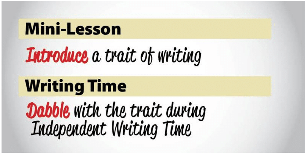 Include meaningful Writing-Time tasks