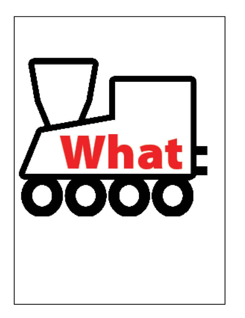 Primary persuasive writing: WHAT - Intro / Train Engine