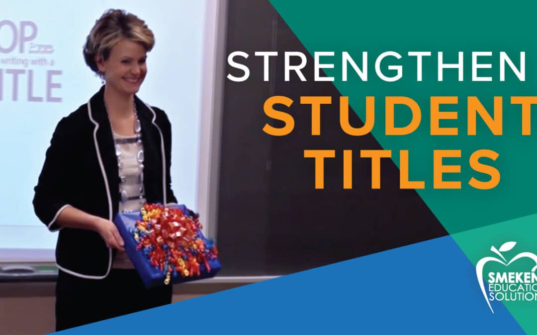 Strengthen student titles