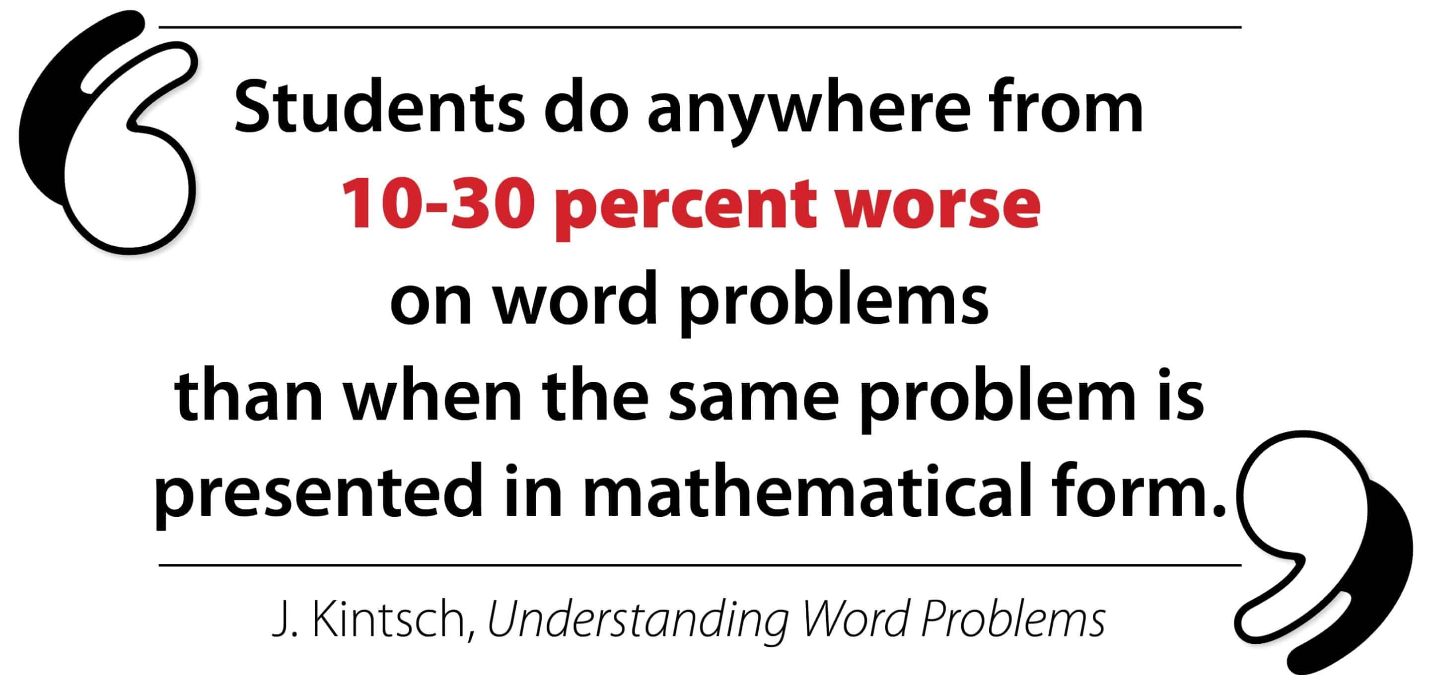 Improve math word problem comprehension - Smekens Education Solutions, Inc.