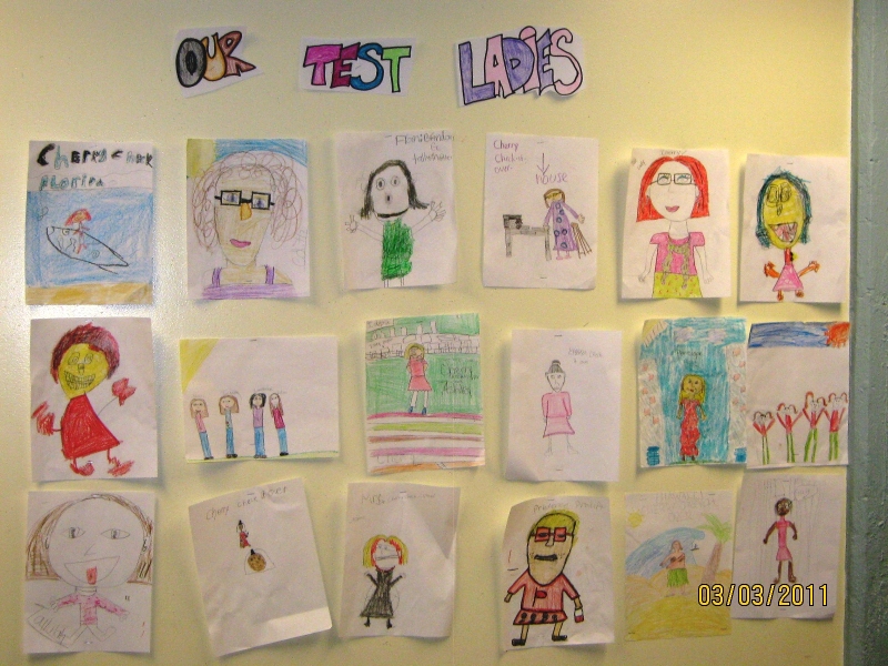 Test Lady Student Drawings - SENSE Charter School Test Lady Student Drawings - SENSE Charter School