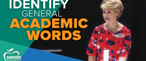 Identify 10-15 general academic vocabulary words per grade level